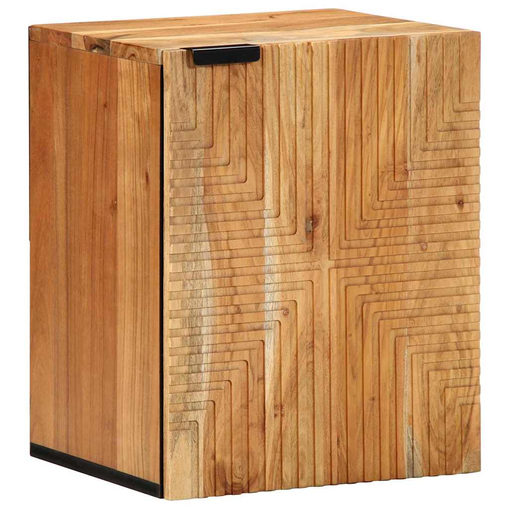Badezimmer-Hängeschrank mit Regal Braun 38 x 33,5 x 48 cm