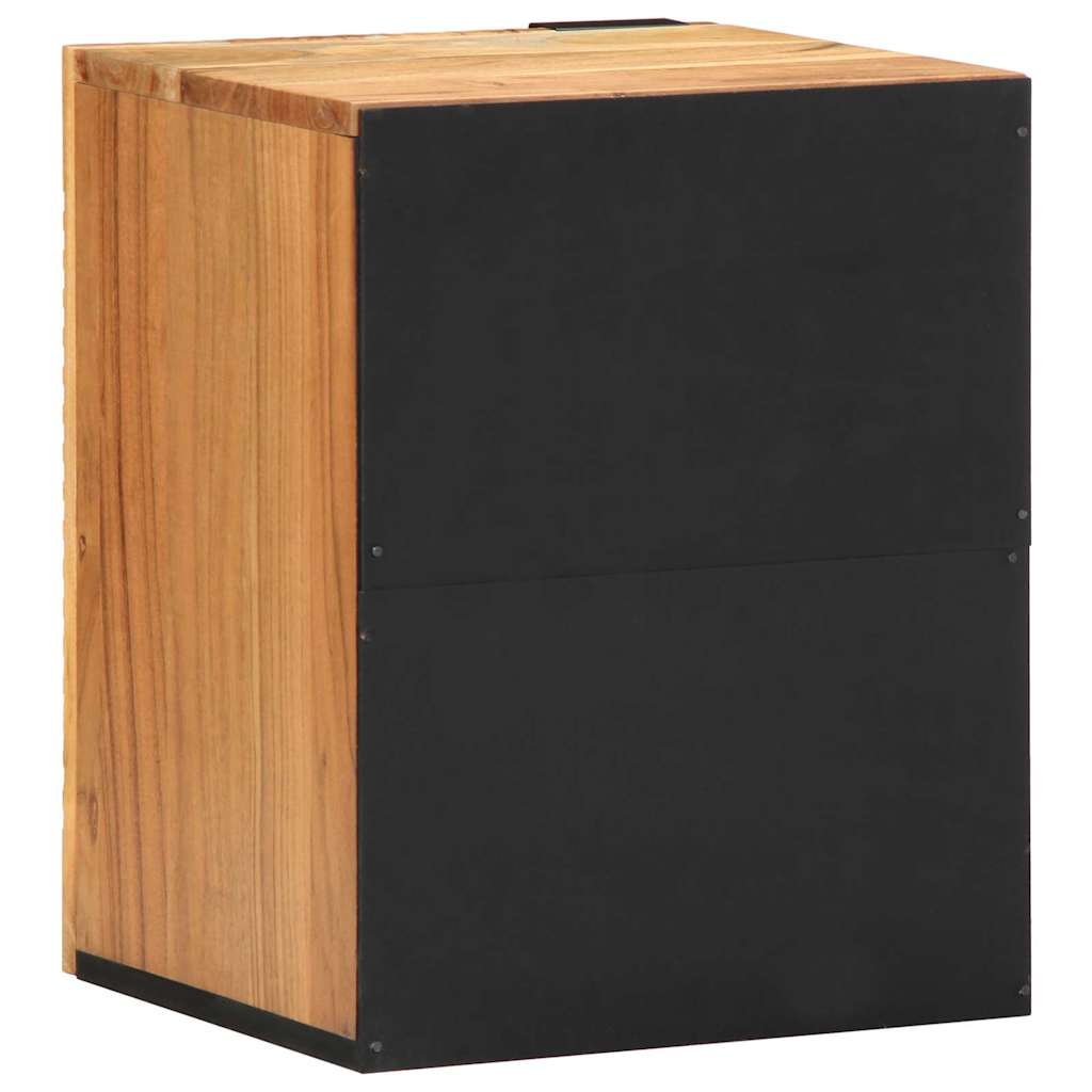 Badezimmer-Hängeschrank mit Regal Braun 38 x 33,5 x 48 cm