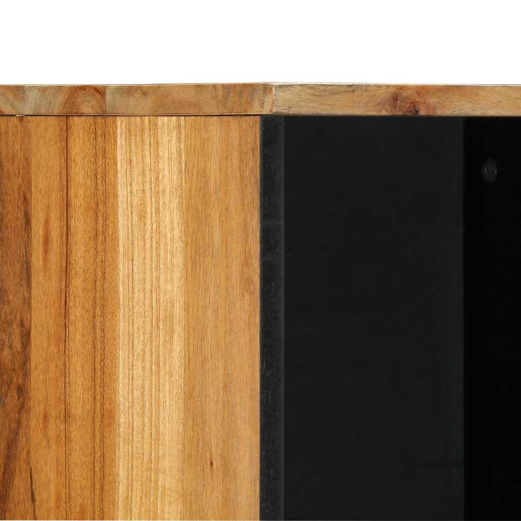 Badezimmerschrank Braun 38 x 33 x 160 cm Massivholz Akazie