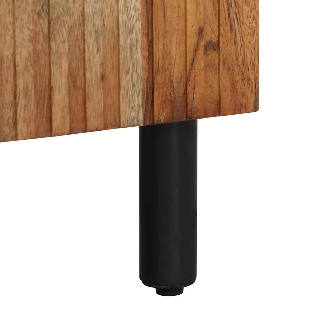 Badezimmerschrank Braun 38 x 33 x 160 cm Massivholz Akazie