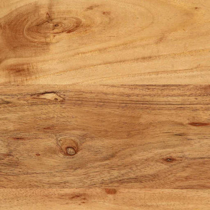 Sideboard mit Regal Braun 60 x 33 x 75 cm Massivholz Akazie