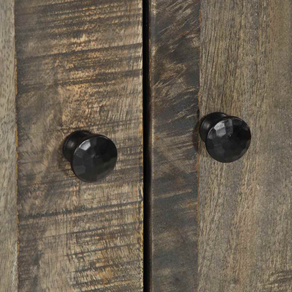 Highboard 60x33x100 cm Massivholz Mango