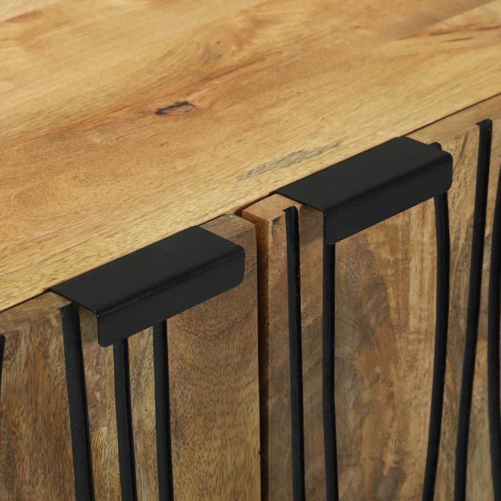 Sideboard Braun 60 x 33.5 x 75 cm Massivholz Mango