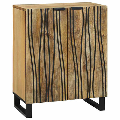 Sideboard Braun 60 x 33.5 x 75 cm Massivholz Mango