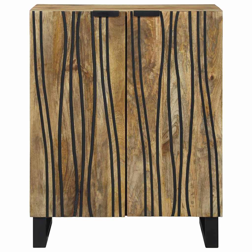 Sideboard Braun 60 x 33.5 x 75 cm Massivholz Mango