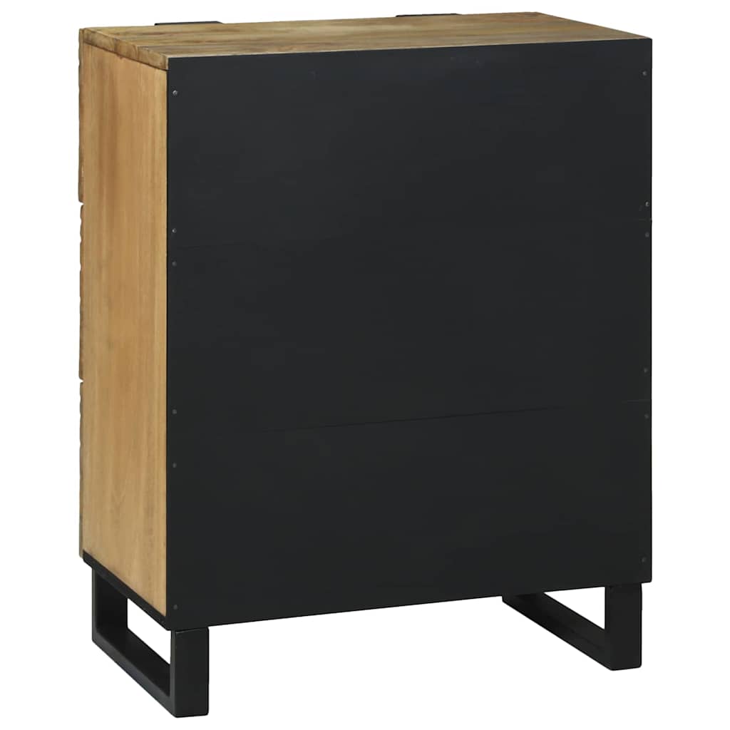 Sideboard Braun 60 x 33.5 x 75 cm Massivholz Mango