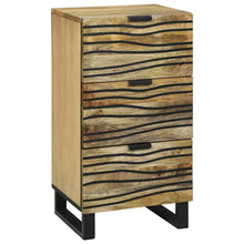 Sideboard Braun 40 x 33 x 75 cm massives Mangoholz