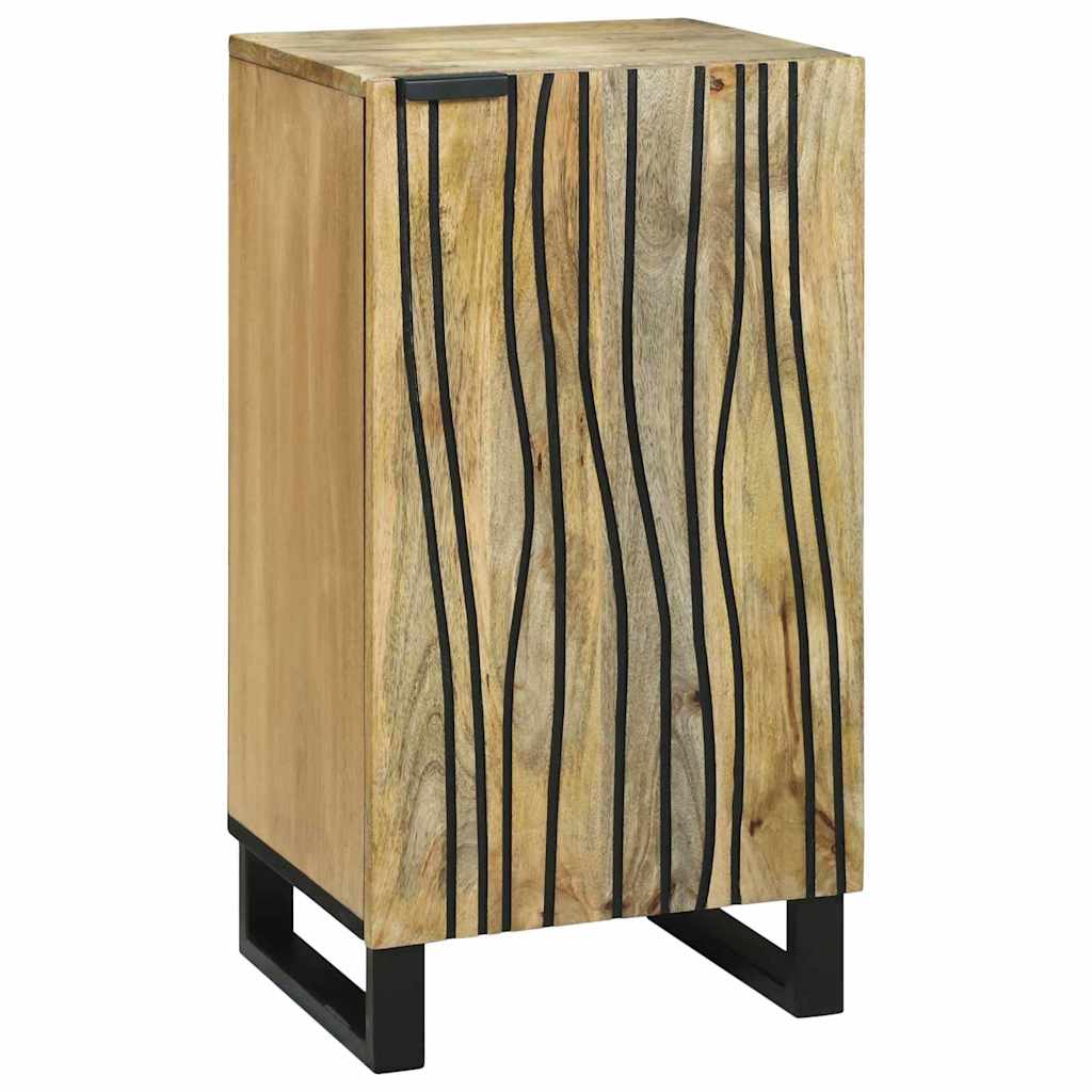 Sideboard Braun 40 x 33 x 75 cm massives Mangoholz