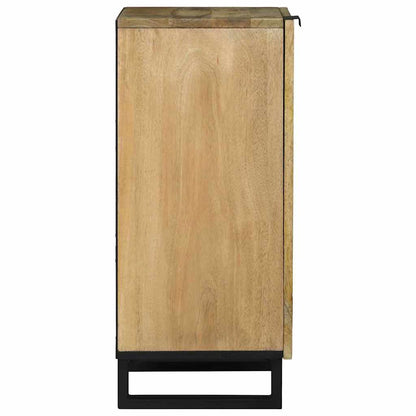 Sideboard Braun 40 x 33 x 75 cm massives Mangoholz