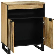 Sideboard Braun 60 x 33 x 75 cm massives Mangoholz
