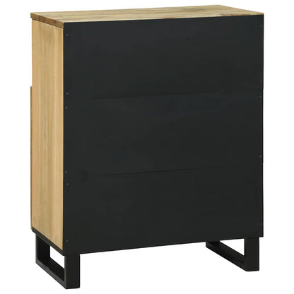 Sideboard Braun 60 x 33 x 75 cm massives Mangoholz