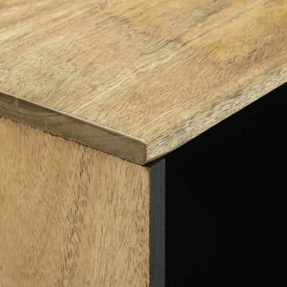 Sideboard Braun 80 x 33 x 75 cm massives Mangoholz