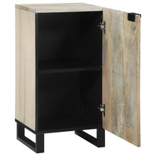 Sideboard Weiß 40 x 33 x 75 cm massives Mangoholz