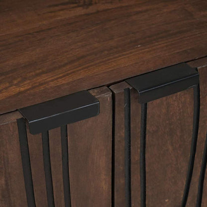 Sideboard Braun 60 x 33.5 x 75 cm Massivholz Mango