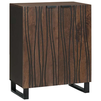 Sideboard Braun 60 x 33.5 x 75 cm Massivholz Mango
