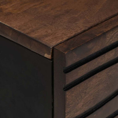 Couchtisch Braun und Schwarz 100 x 54 x 40 cm