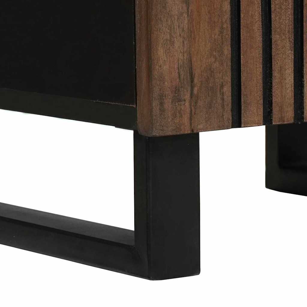 Badezimmerschrank mit Regal mit Speicher Braun 38 x 33 x 160 cm