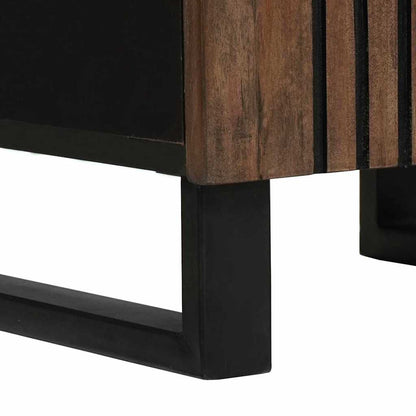 Badezimmerschrank mit Regal mit Speicher Braun 38 x 33 x 160 cm