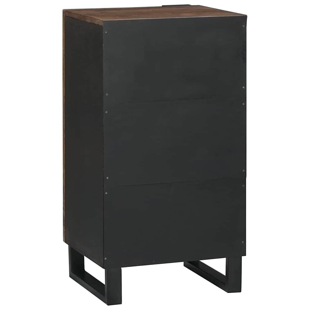 Sideboard Braun 40 x 33 x 75 cm massives Mangoholz