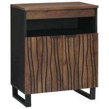 Sideboard Braun 60 x 33 x 75 cm massives Mangoholz