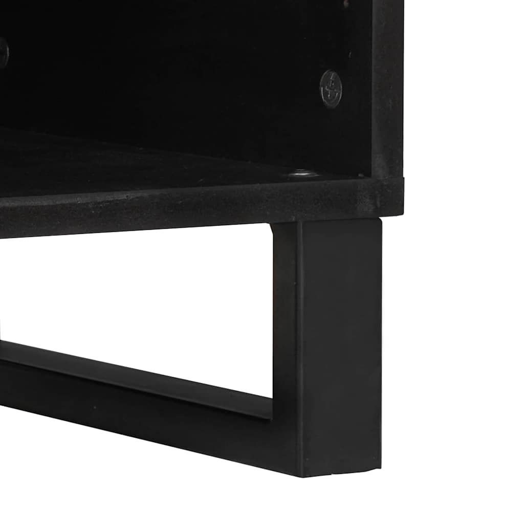 Sideboard Braun 80 x 33 x 75 cm massives Mangoholz