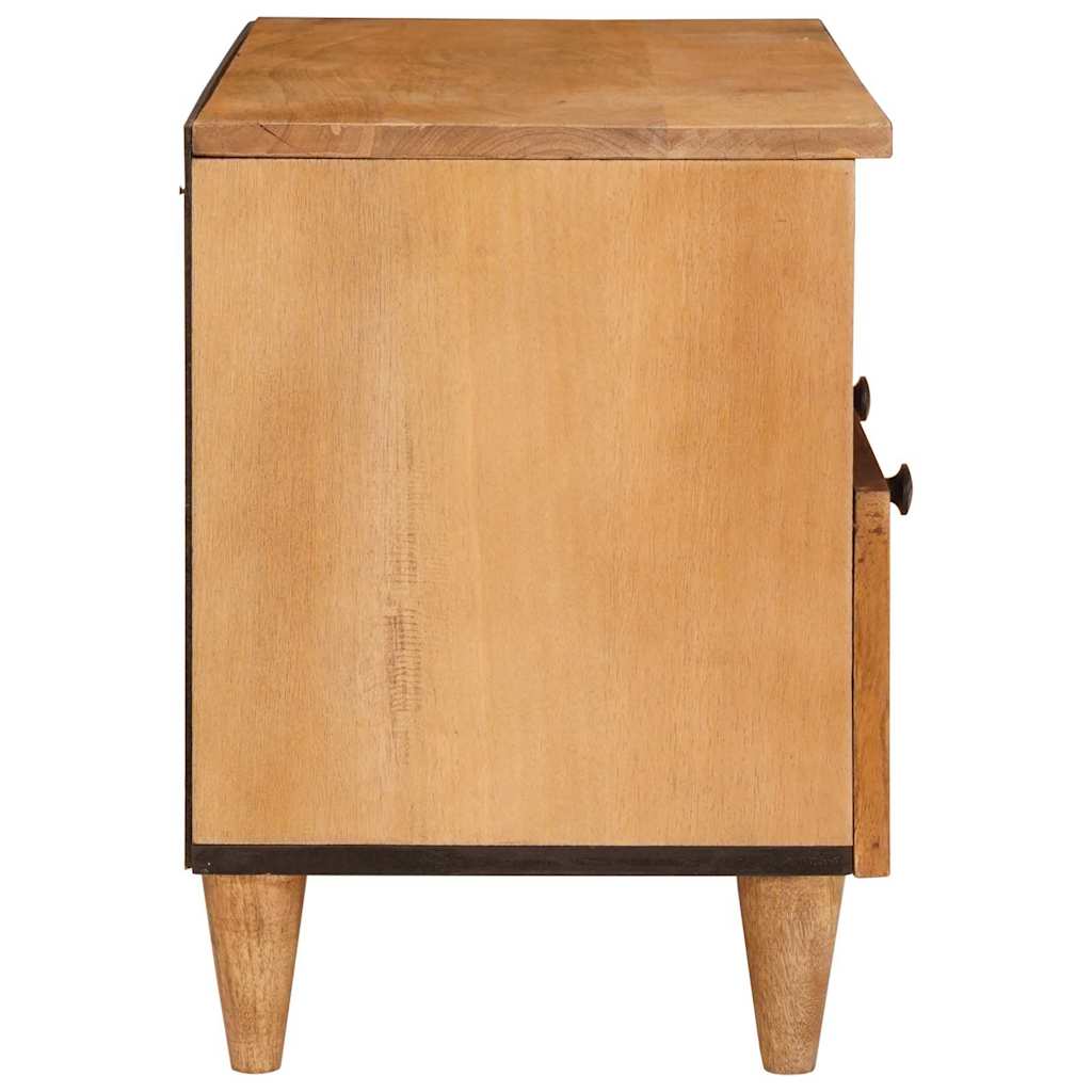 TV-Schränk Hellbraun 70 x 33 x 46 cm massives Mangoholz