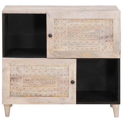 Sideboard Weiß 33,5 x 80 x 75 cm