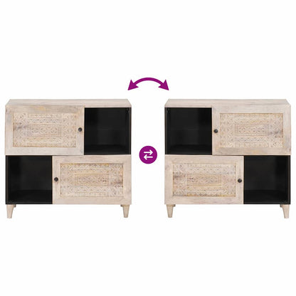 Sideboard Weiß 33,5 x 80 x 75 cm