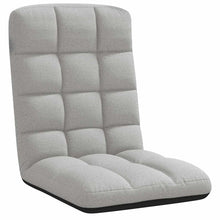 Bodenstuhl Faltbar Wolkengrau 71x51x62 cm Stoff