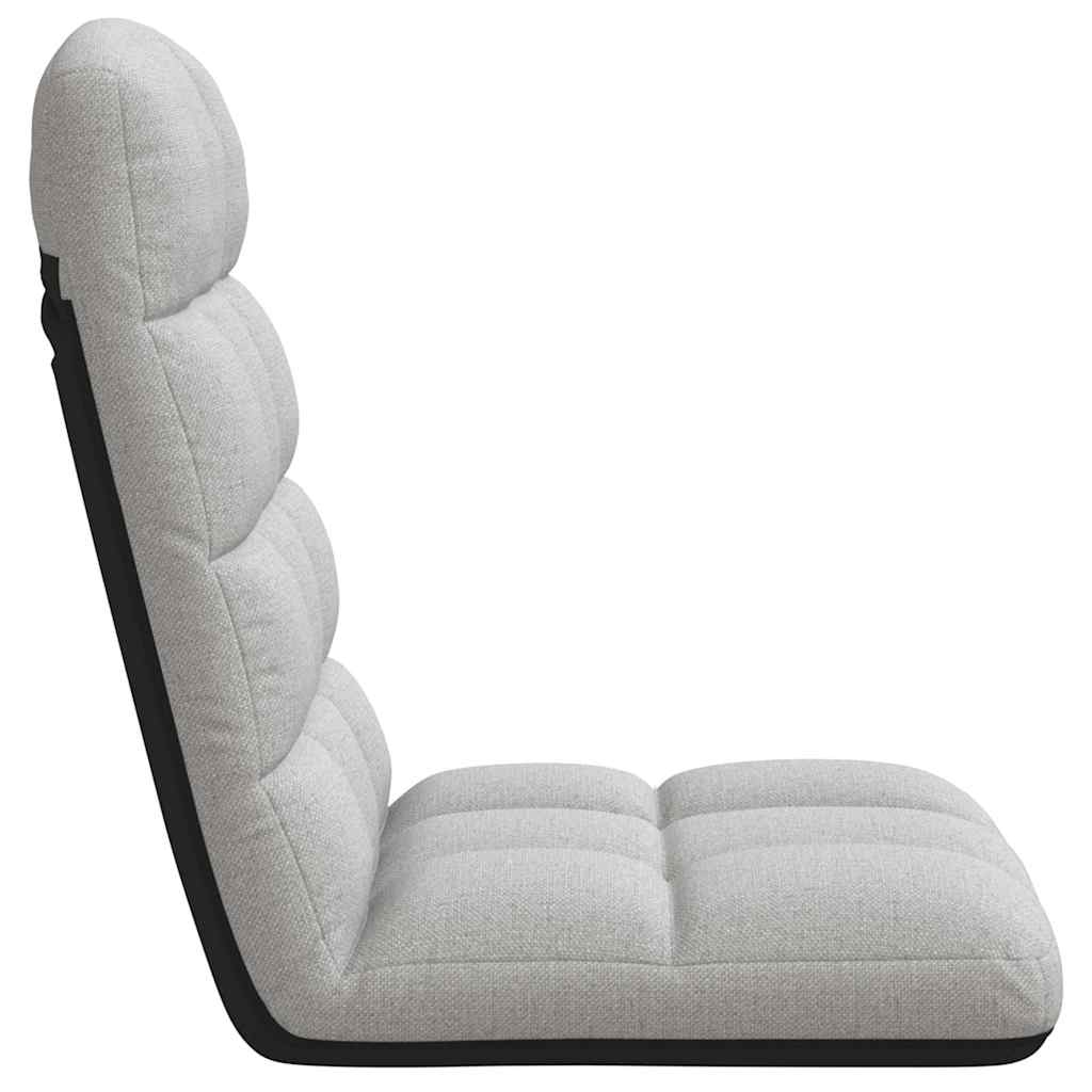 Bodenstuhl Faltbar Wolkengrau 71x51x62 cm Stoff