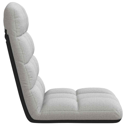 Bodenstuhl Faltbar Wolkengrau 71x51x62 cm Stoff