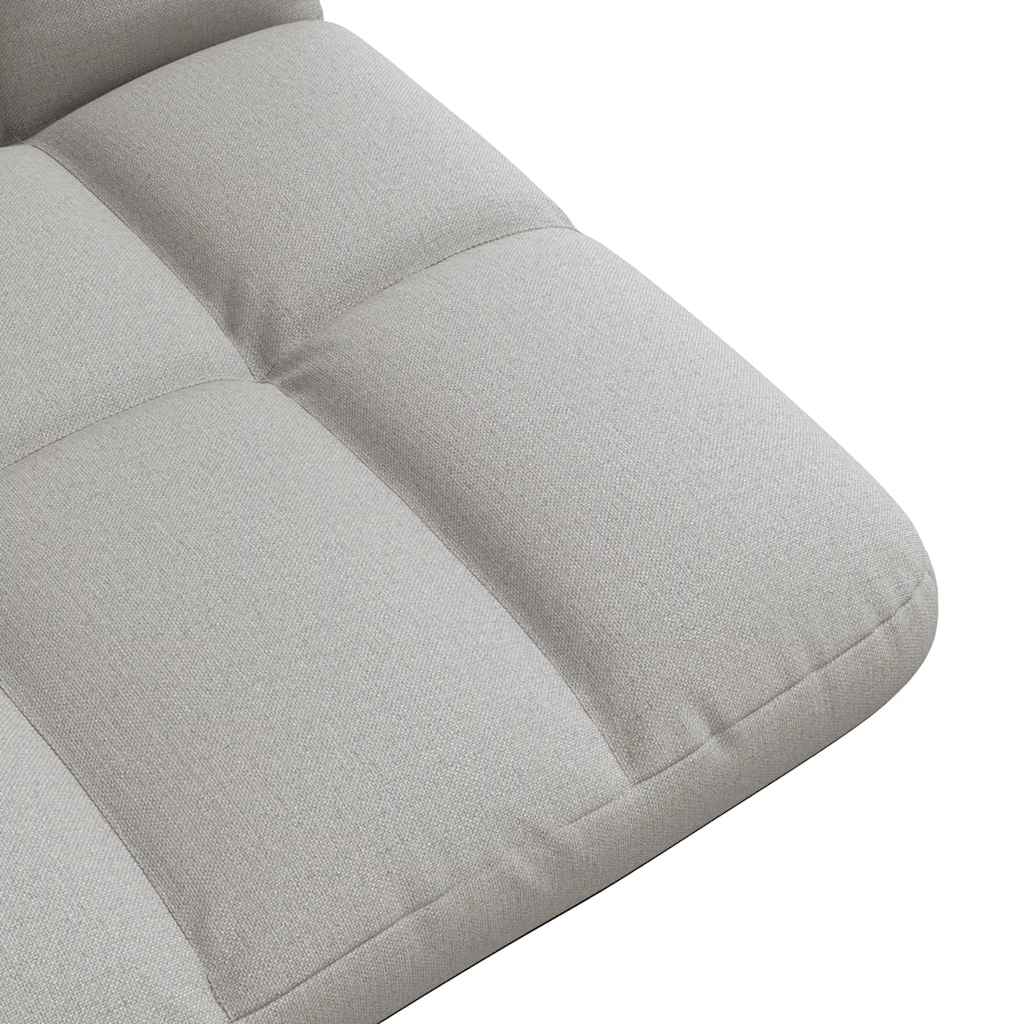 Bodenstuhl Faltbar Wolkengrau 71x51x62 cm Stoff