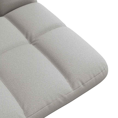 Bodenstuhl Faltbar Wolkengrau 71x51x62 cm Stoff