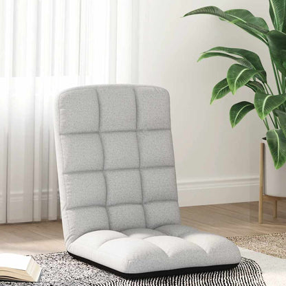 Bodenstuhl Faltbar Wolkengrau 71x51x62 cm Stoff