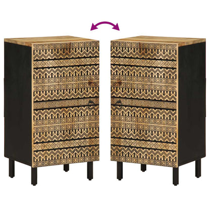 Sideboard 40x33,5x75 cm Raues Mangoholz