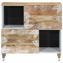 Sideboard 80x33,5x75 cm Massivholz Mango
