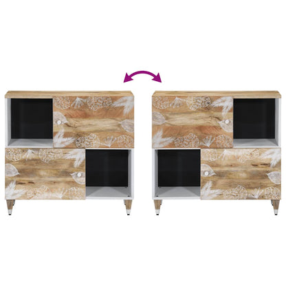 Sideboard 80x33,5x75 cm Massivholz Mango