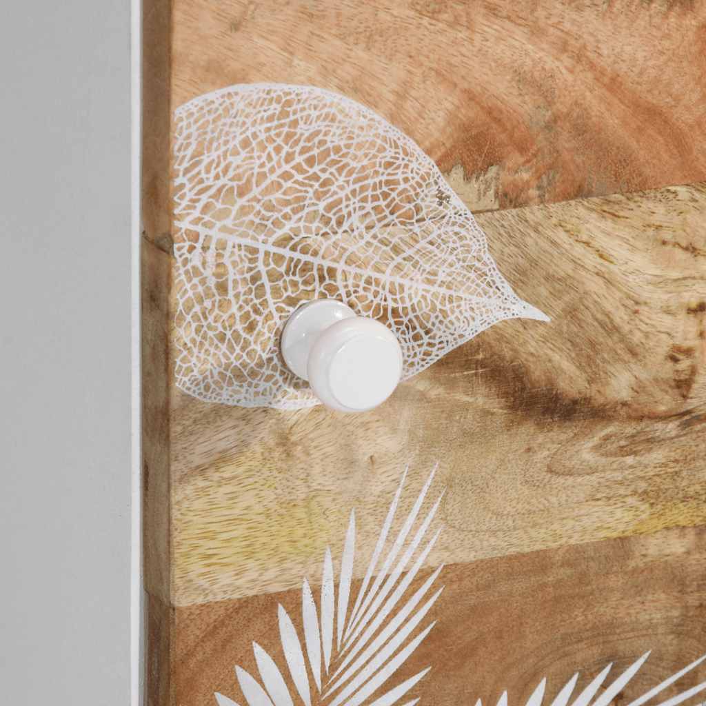 Sideboard 80x33,5x75 cm Massivholz Mango