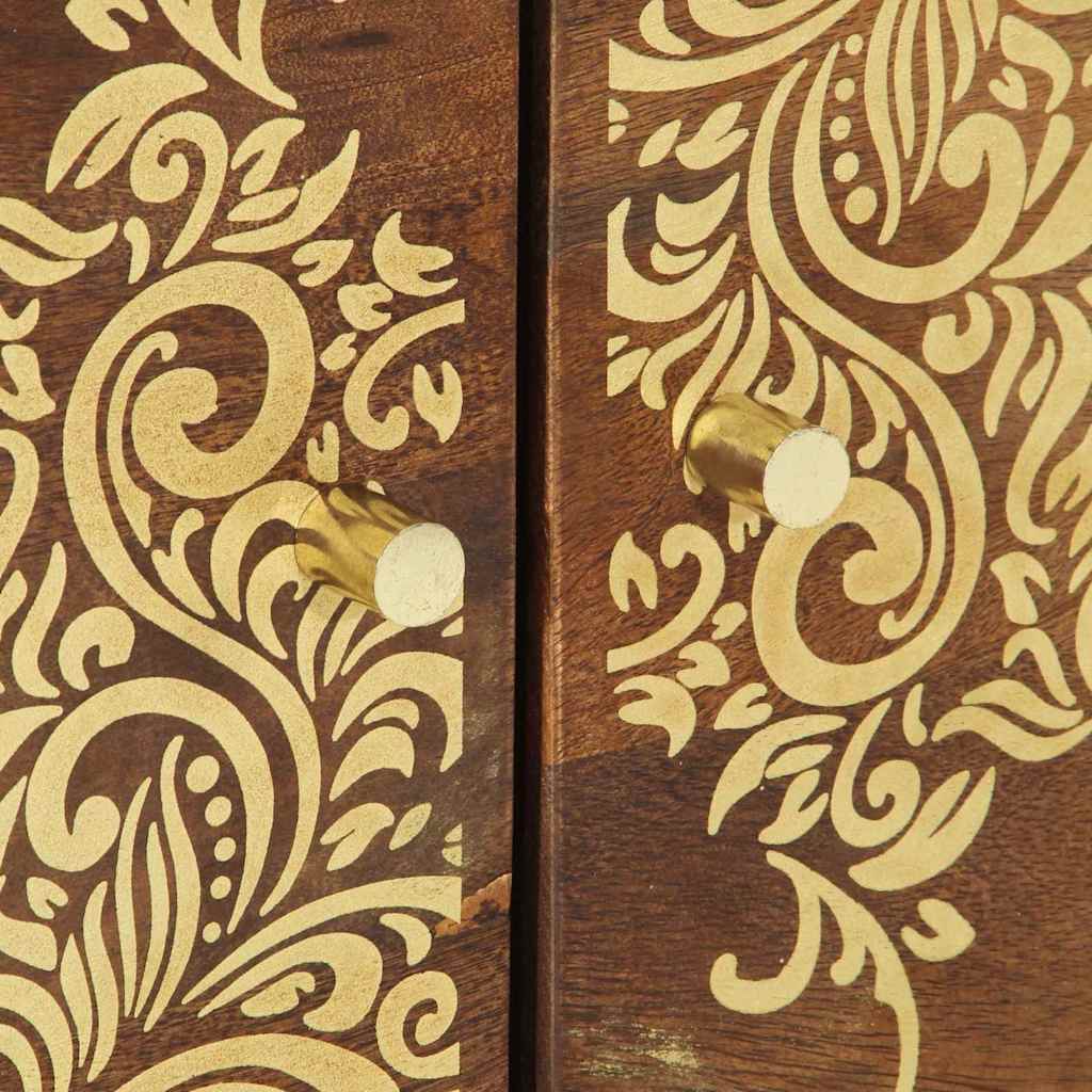 Couchtisch Honigbraun 80 x 50 x 40 cm massives Mangoholz