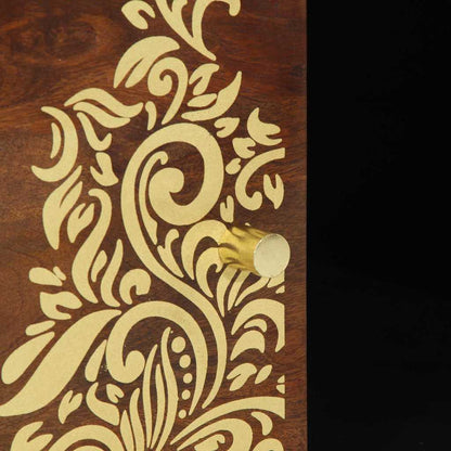 Couchtisch Honigbraun 100 x 54 x 40 cm massives Mangoholz