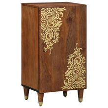 Sideboard mit Regal Braun 40 x 33.5 x 75 cm Massivholz Mango