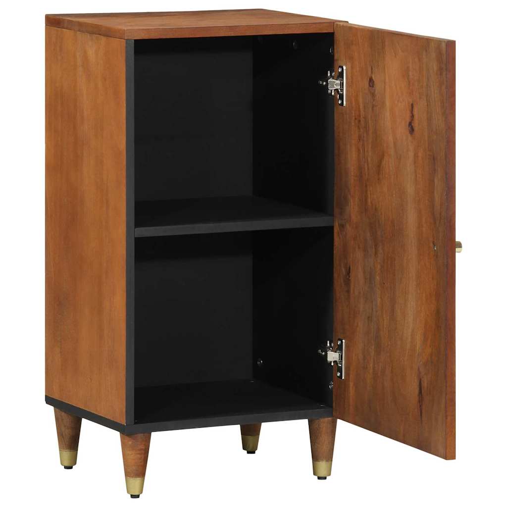 Sideboard mit Regal Braun 40 x 33.5 x 75 cm Massivholz Mango