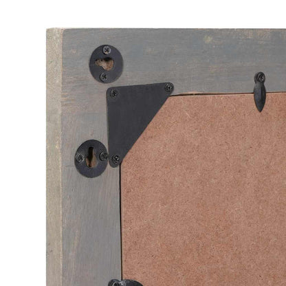 Badezimmer Spiegel mit Spiegel Grau und Silber 50 x 70 x 3 cm