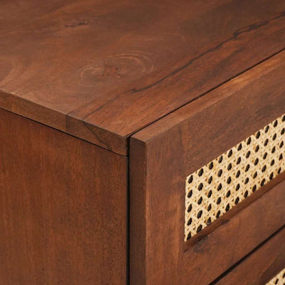 Nachttische Braun 50 x 33 x 60 cm Massivholz Mango