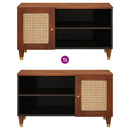 Medienlagerung Schränke & Regale mit Tür Braun 80 x 31,5 x 46 cm