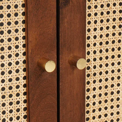 Waschbeckenunterschrank mit Regal mit Tür Braun 62 x 33 x 58 cm