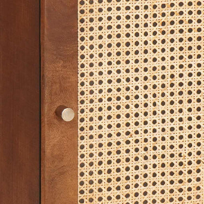 Badezimmer Schrank mit Regal mit Tür Braun 38 x 33,5 x 48 cm