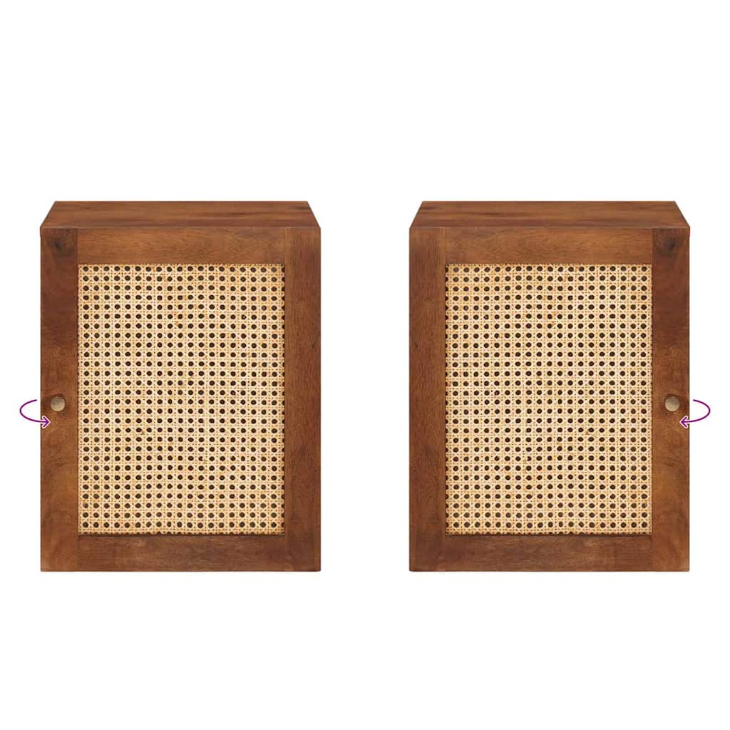 Badezimmer Schrank mit Regal mit Tür Braun 38 x 33,5 x 48 cm