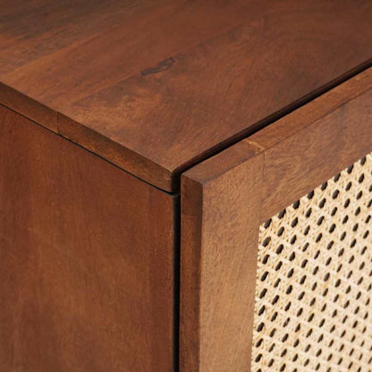 Badezimmer Schrank mit Regal mit Tür Braun 38 x 33.5 x 58 cm