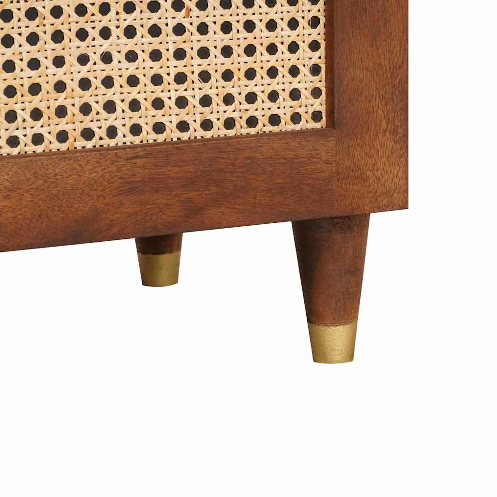 Badezimmer Schrank mit Regal mit Tür Braun 38 x 33.5 x 58 cm